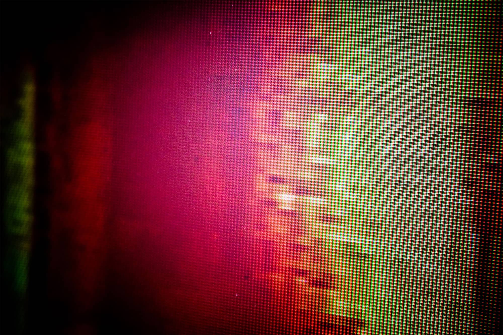 Close up screen
